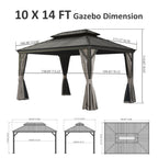 10' X 14' Hardtop Gazebo – Premium Outdoor Shelter