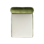 Roman Upholstered Modern Pet Bed - Olive