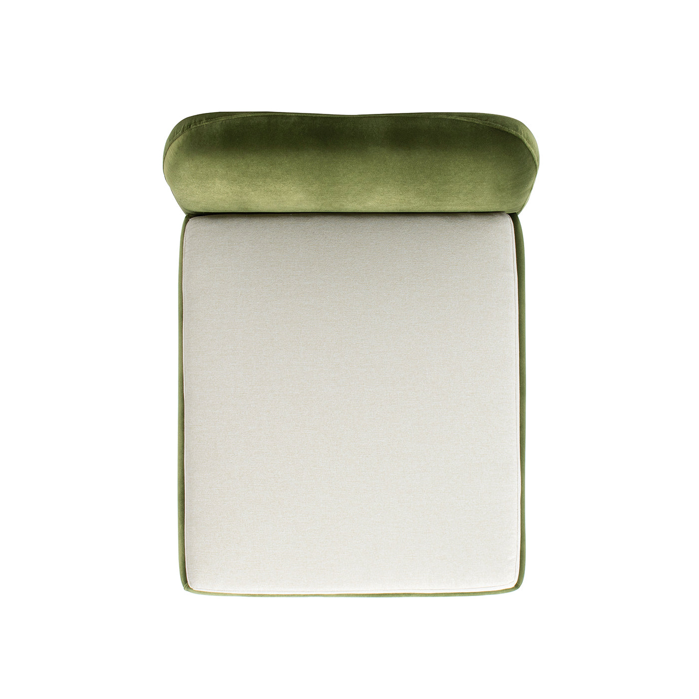 Roman Upholstered Modern Pet Bed - Olive