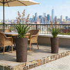 Tall Planter Set of 2 - Stackable Garden Pots