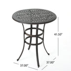 Cast Aluminium Bar Table