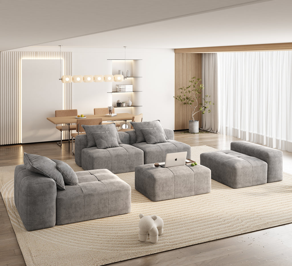Modern Oversized Modular Sectional Sofa