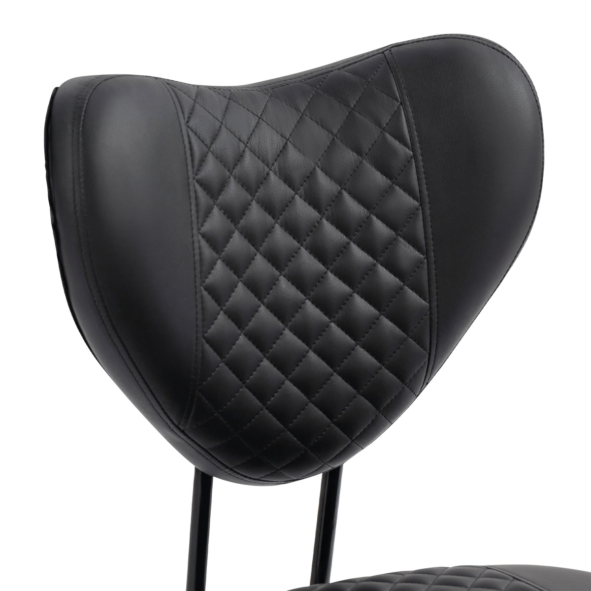 Meditation Chair with Lumbar Support and Height-Adjustable Seat, Black