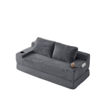 70.8-Inch Corduroy Two-in-One Sofa Bed