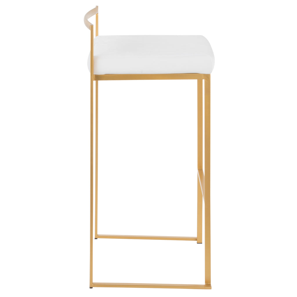 30" Contemporary Stackable Barstool Set of 3