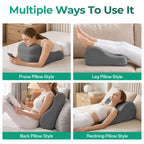 27° Ergonomic Memory Foam Support Pillow