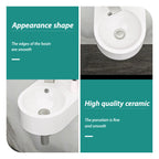 Stain Resistant Rectangular Bathroom Sink