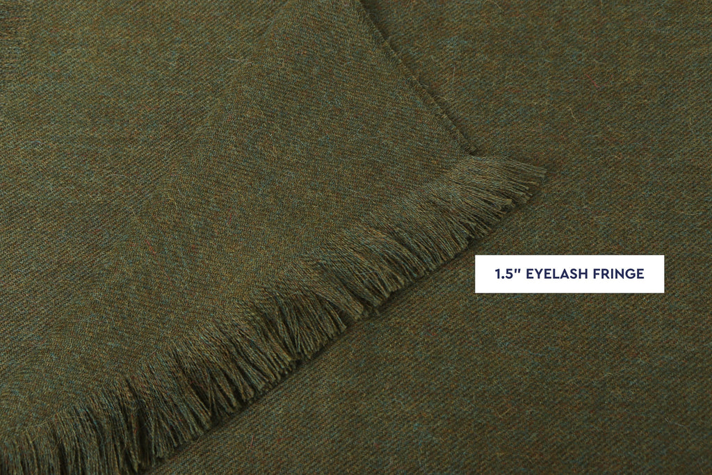 100% Alpaca Wool Throw Blanket
