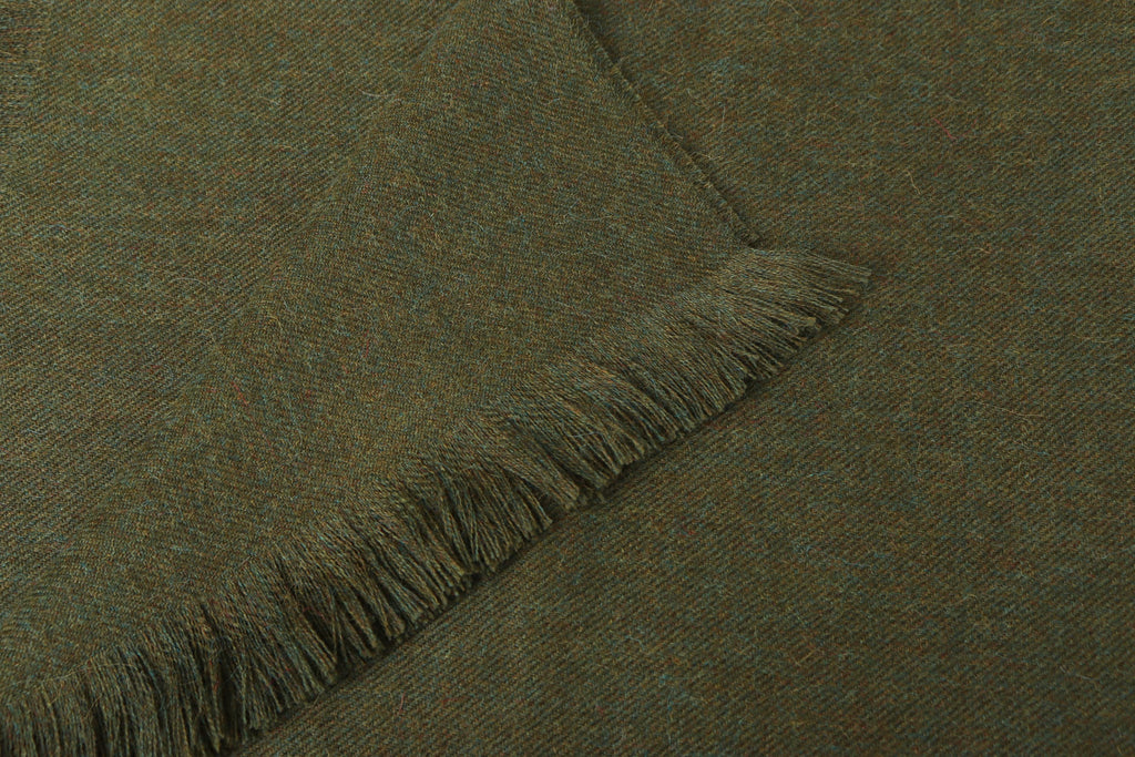 100% Alpaca Wool Throw Blanket