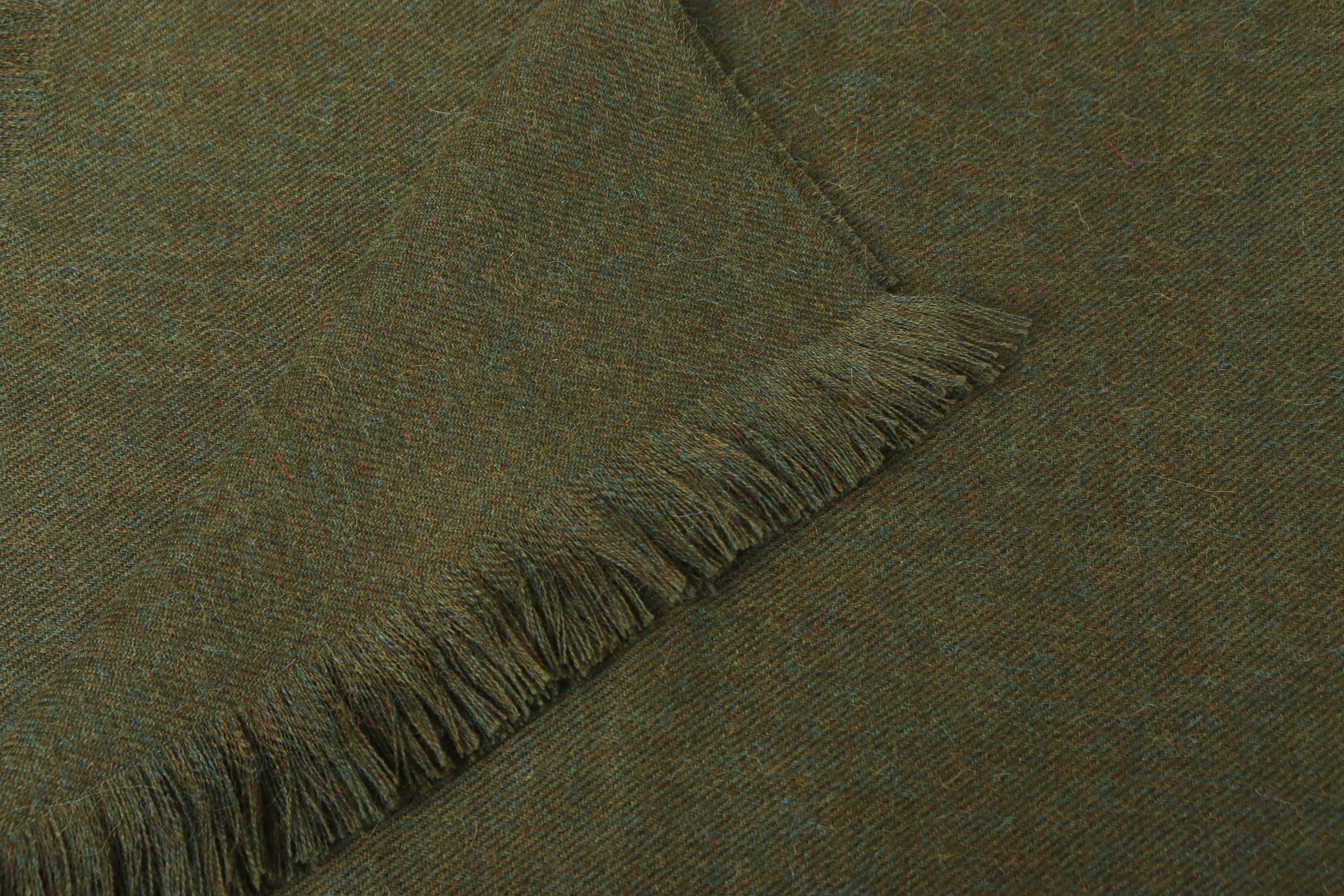 100% Alpaca Wool Throw Blanket