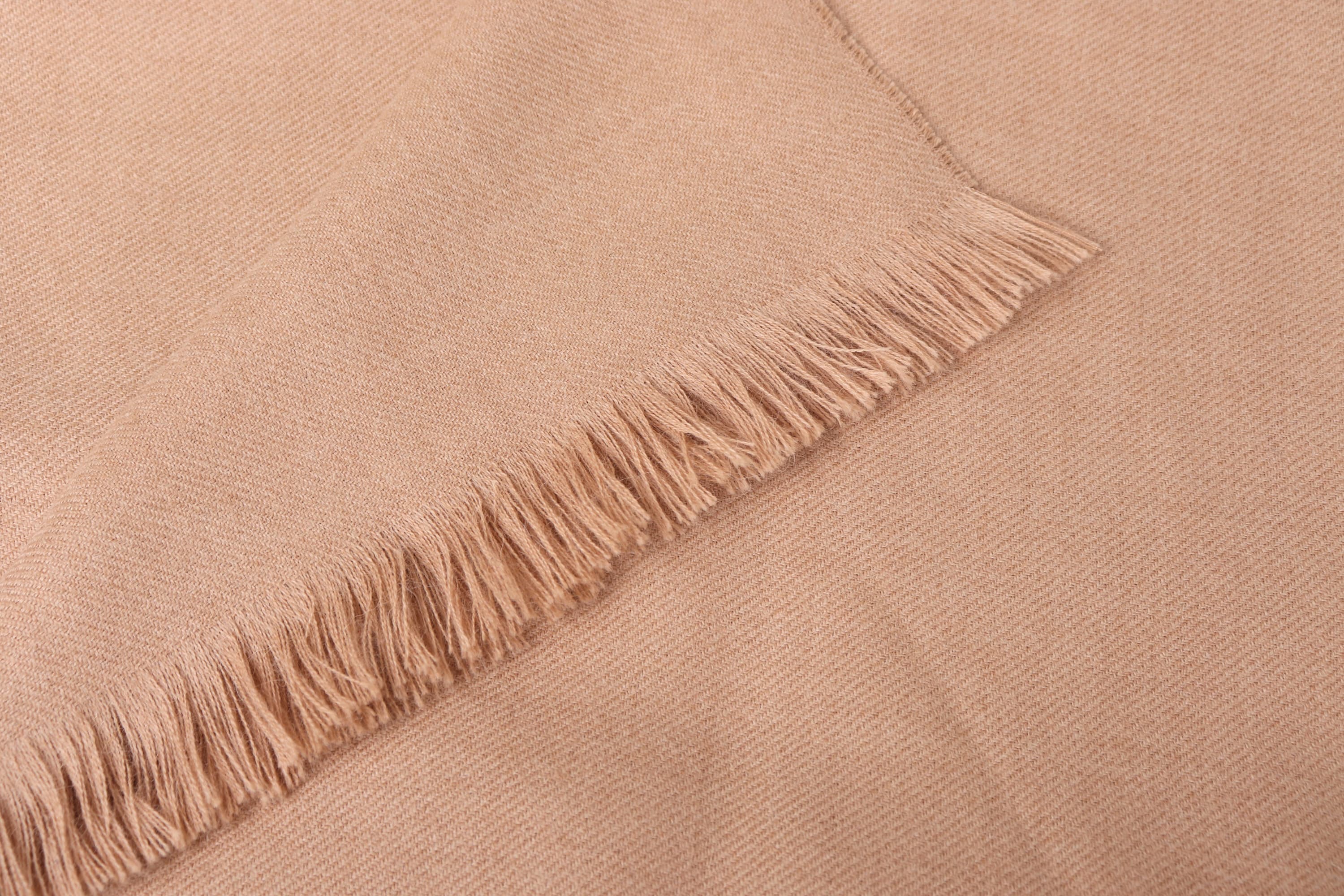 100% Alpaca Wool Throw Blanket
