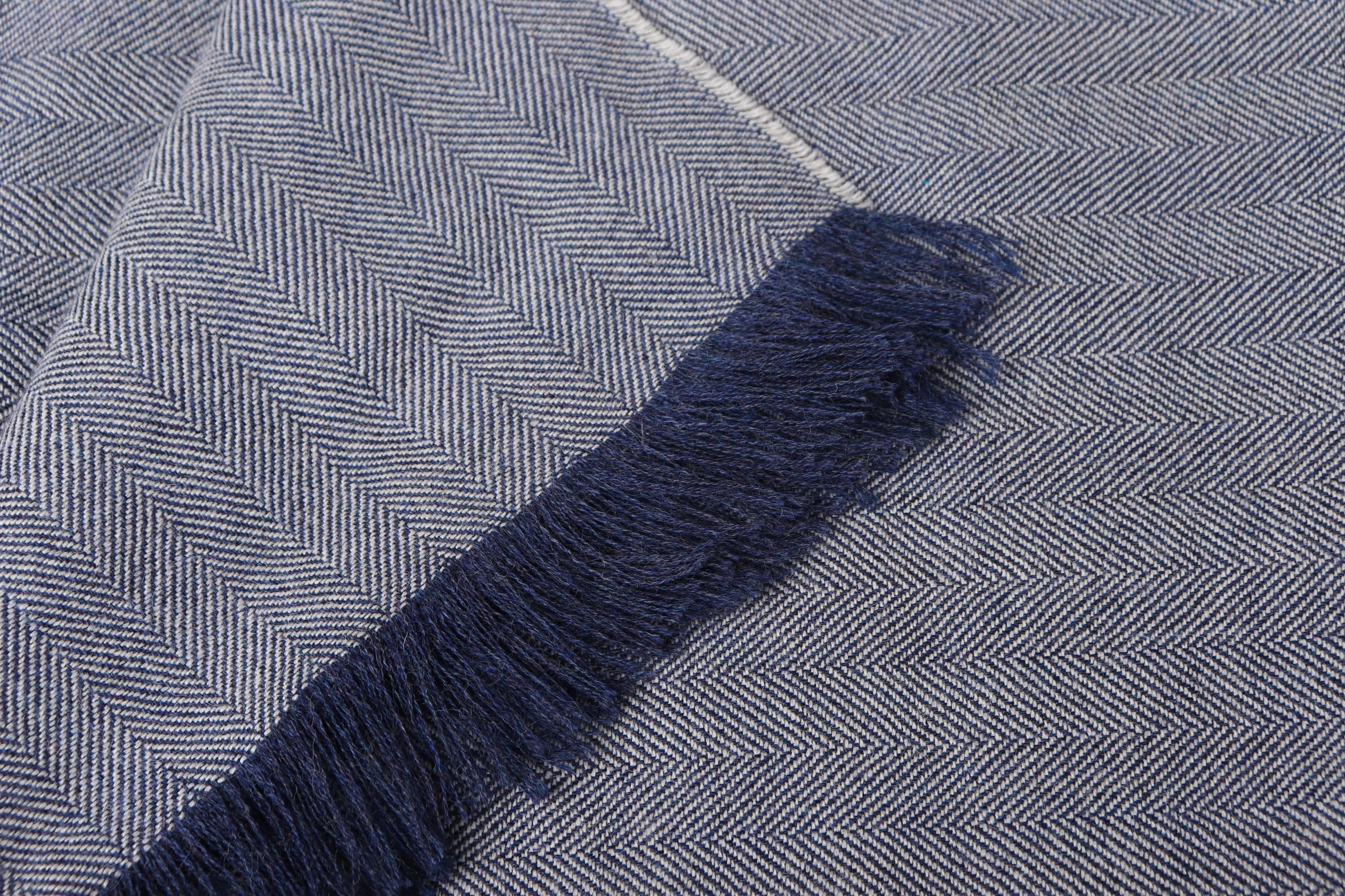 100% Alpaca Wool Throw Blanket