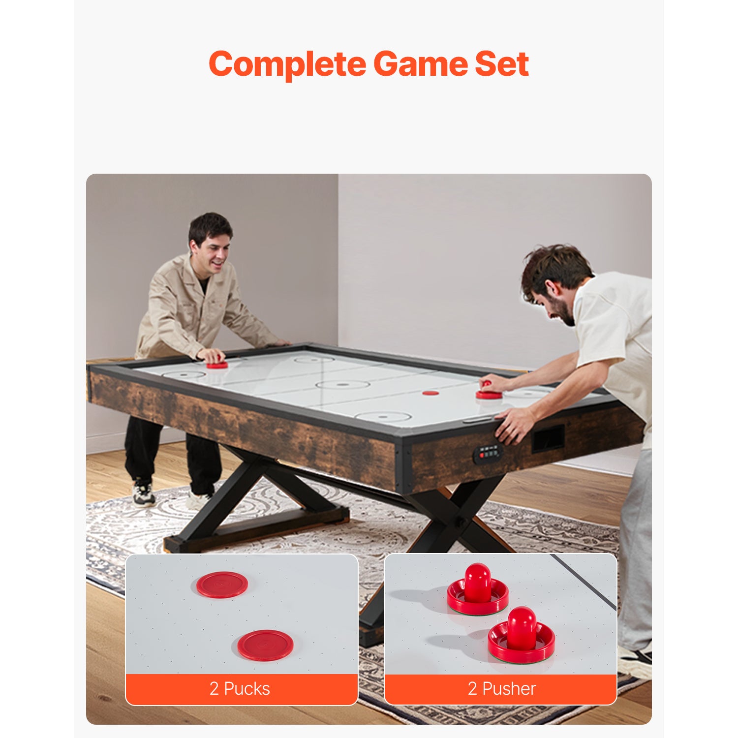 84" Air Hockey Table Air Powered Arcade Table