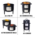 17 Inch Steel BBQ Grill