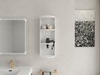 12" Bathroom Wall-Mounted Storage Rack