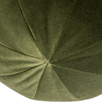 Luna 12" Round Sphere Accent Ball Throw Pillow, Olive