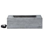 U_STYLE Outdoor Rectangular Propane Fire Pit 40000 BTU