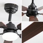 52 Inch Classics Ceiling Fan With LED Light