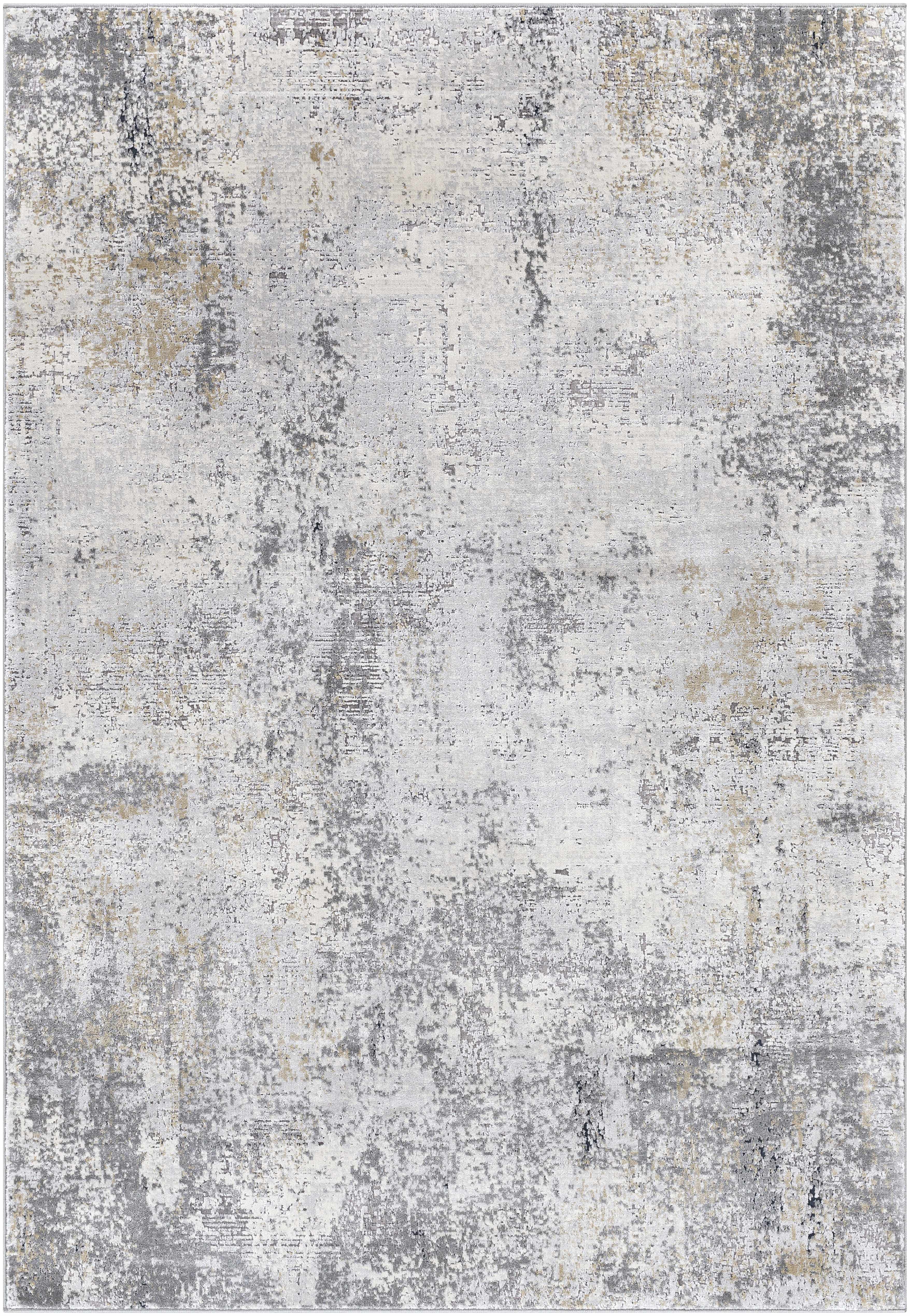 Baranduda Abstract Gray Luxe Rug - Clearance