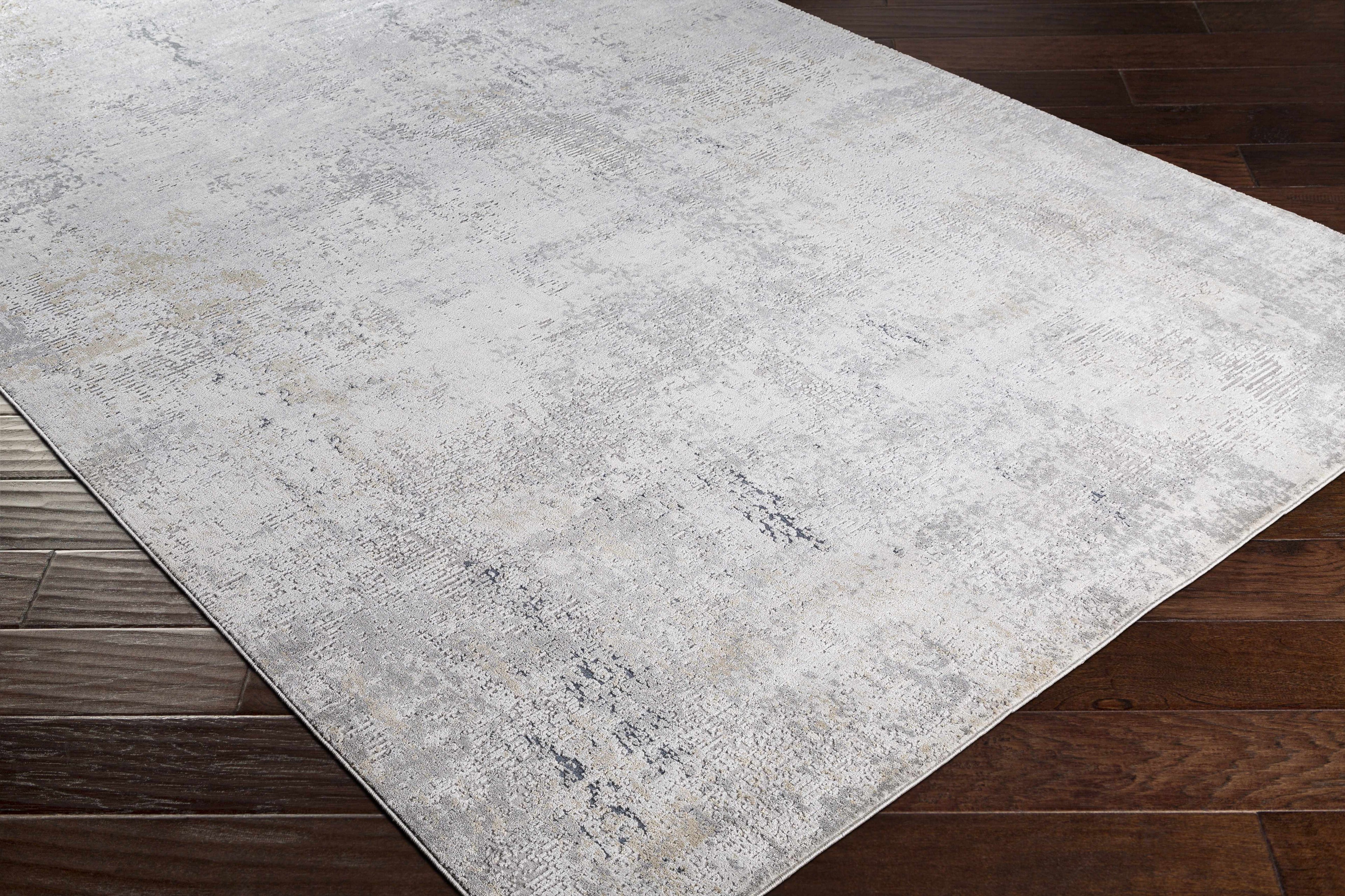 Baranduda Abstract Gray Luxe Rug - Clearance