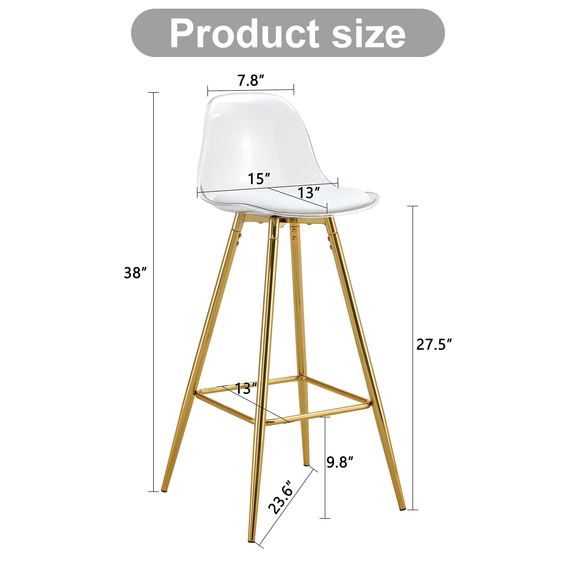 Modern Upholstered Bar Chairs
