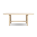 Milo 85" 8-Seat Oval Reclaimed Wood Dining Table