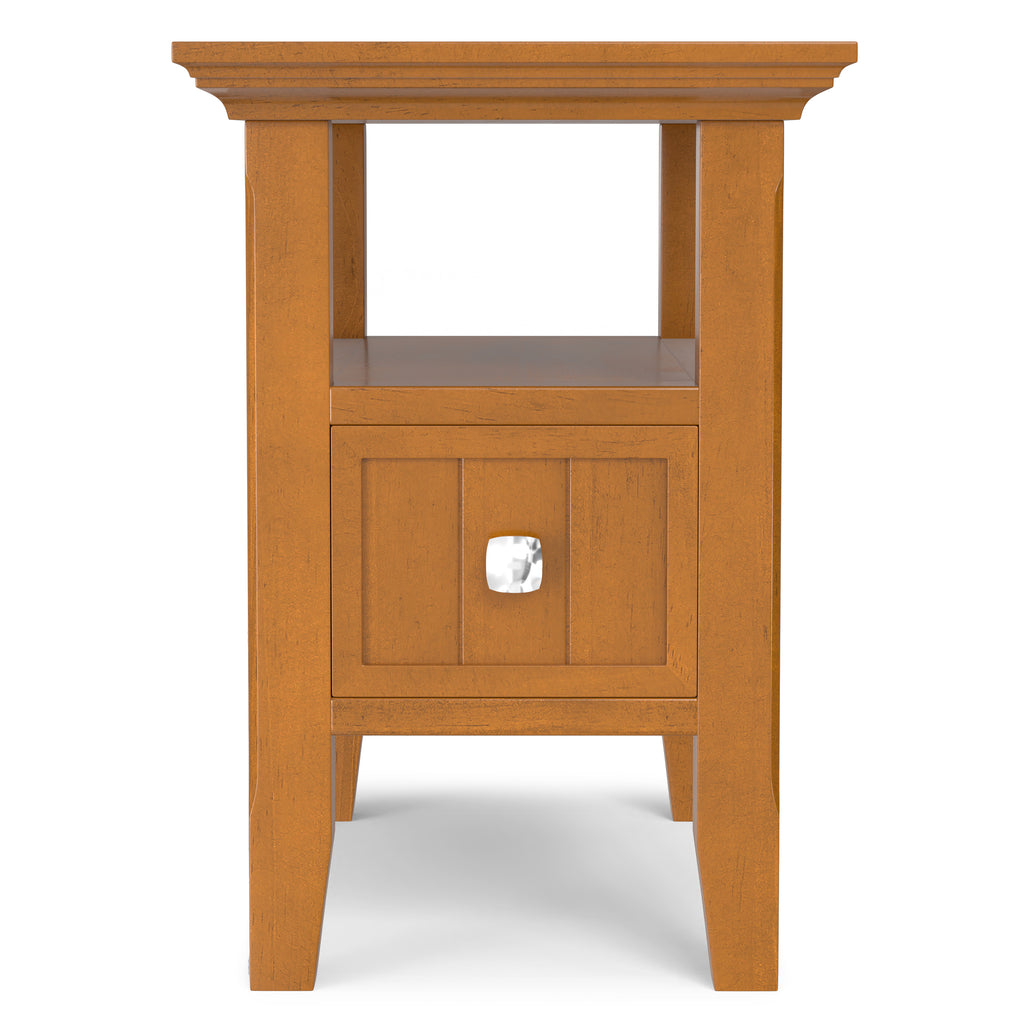 Acadian Narrow Side Table with Drawer