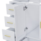 42" Bathroom Vanity Base Cabinet with 2 Soft-Close Double Doors