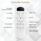 47 Inch Ceiling Fan with 22W LED Light and Remote Control