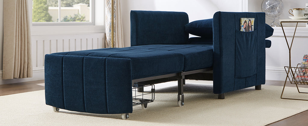 Upholstered Convertible Sleeper Sofa