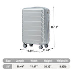 28 Inch ABS Hard Shell Large Travel Checked Luggage