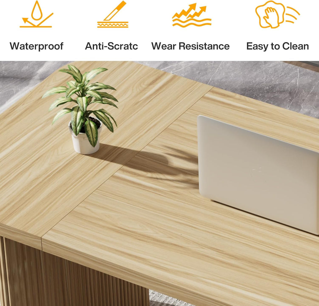 62" Modern Executive Desk