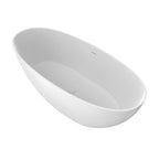 Freestanding Solid Surface Soaking Bathtub