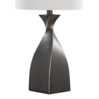 30" Contemporary Polyresin Table Lamp in Rubbed