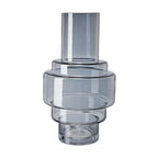 Geometric Design Smoke Luster Decorative Vase