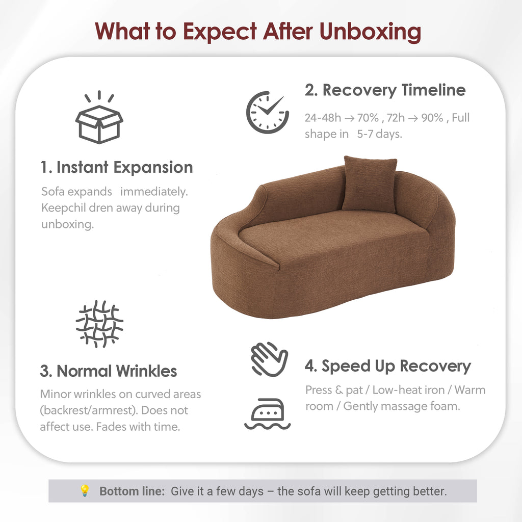 LY-048 Compression Curved Chaise Longue Chair