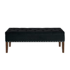 Tufted Bench With Storage