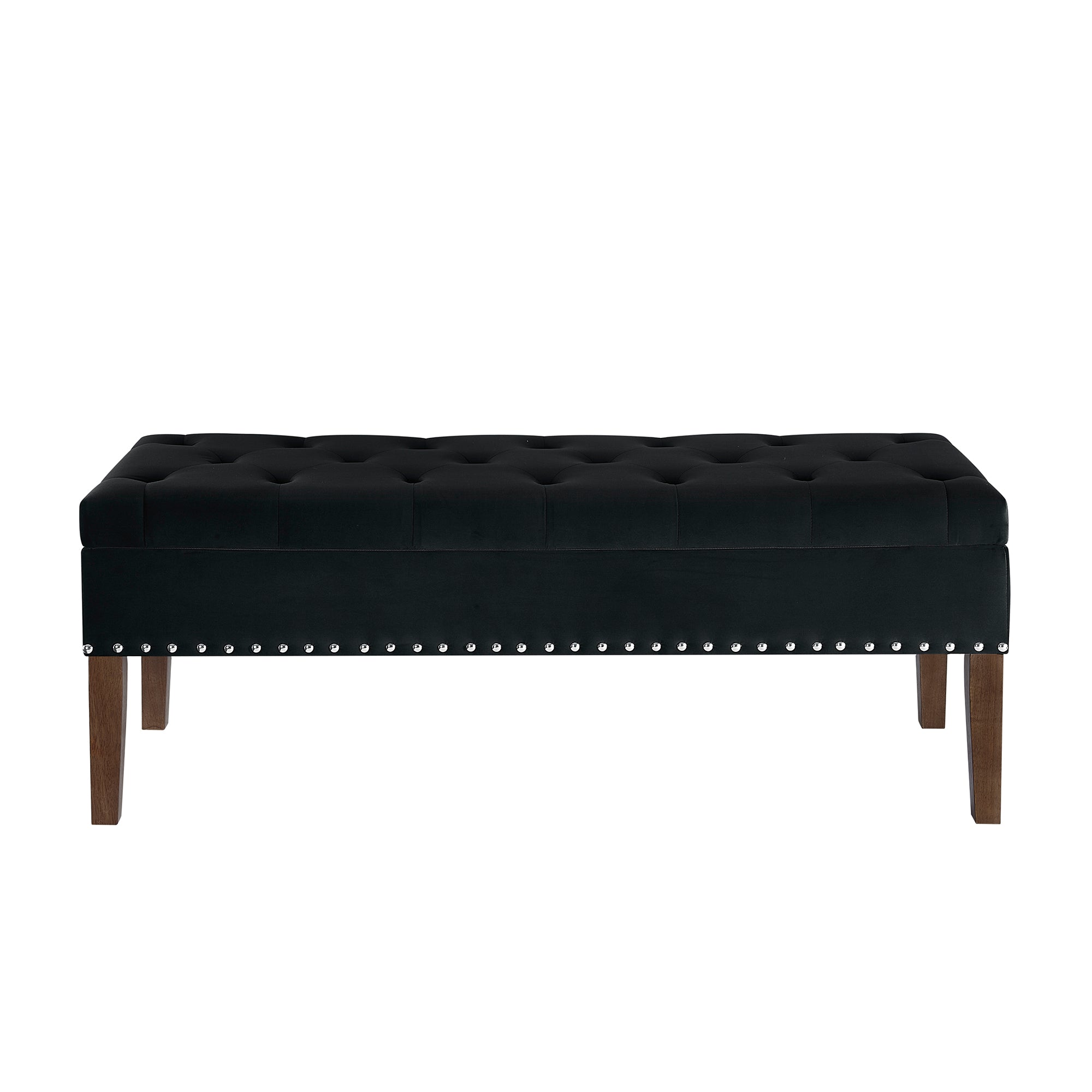 Tufted Bench With Storage