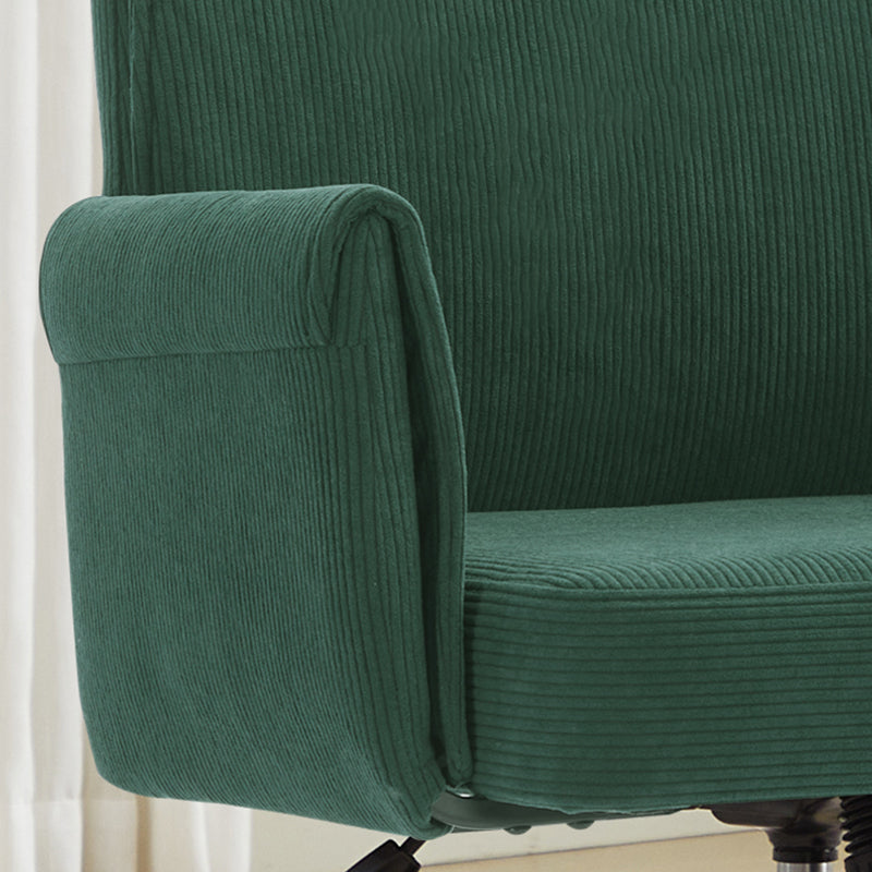 Mid-Back Liftable Office Chair in Green