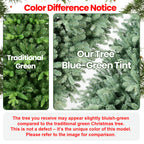 4FT Blue-Green Tint PE/PVC Christmas Tree