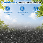 0.79 Inch Thick Gym Floor Mats, 12 Tiles