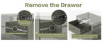 6-Drawer Double Dresser in Olive