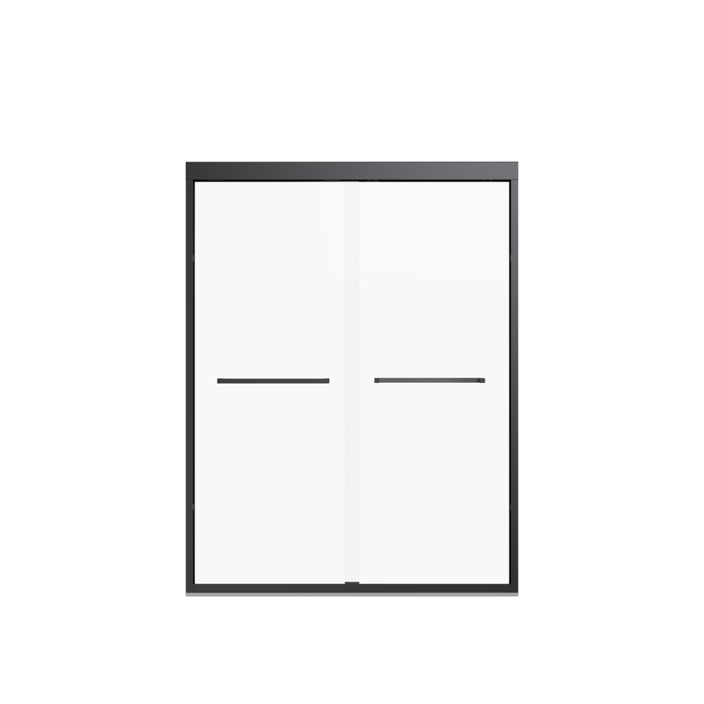 Semi-Frameless Double Sliding Shower Door