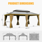 14x20FT Hardtop Gazebo