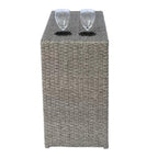 LSI All-Weather 2-Person Wicker Conversation Set with Cushions