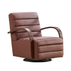 30.7"W Modern Upholstered 360° Swivel Accent Chair