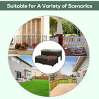 Outsunny 4 Piece Raised Garden Bed with Legs, Self-Watering Planter Box