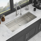 45 x 19 x 10 Inch Single Bowl Undermount Workstation Kitchen Sink