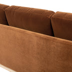 Knox 84" Modern Farmhouse Sofa - Burnt
