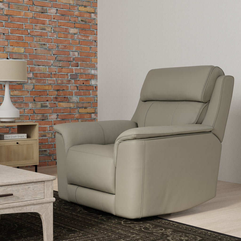 Oslo Manual Glider Recliner in Mineral
